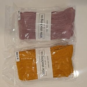 LITTLE STOCKING CO NWT tights 6-12m